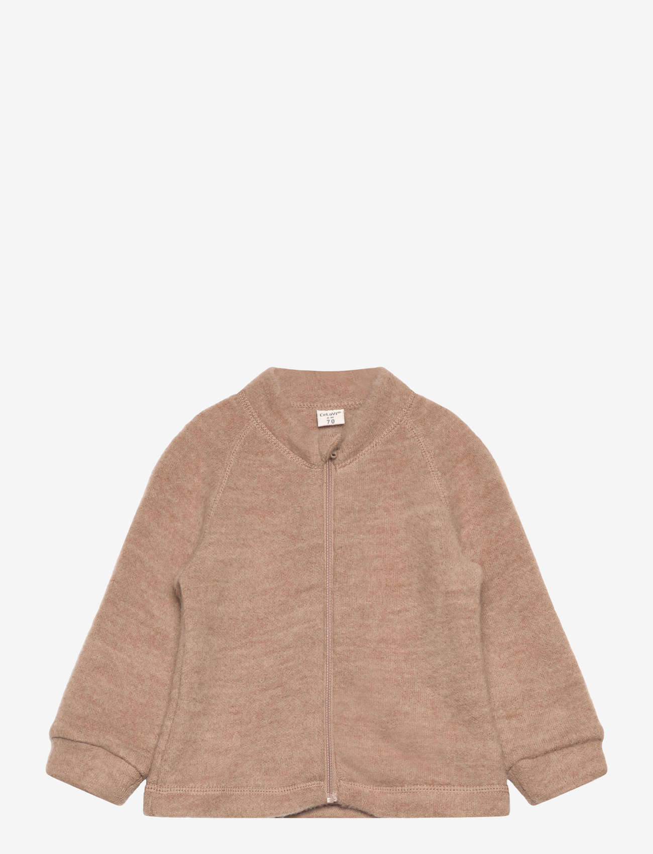 CeLaVi - Jacket w/zipper - Soft Wool - rudeninės striukės - woodsmoke - 0