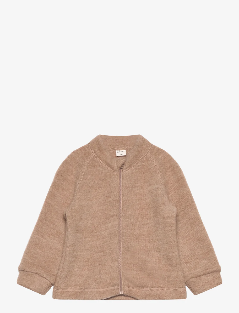 CeLaVi - Jacket w/zipper - Soft Wool - fleecejakker - woodsmoke - 0