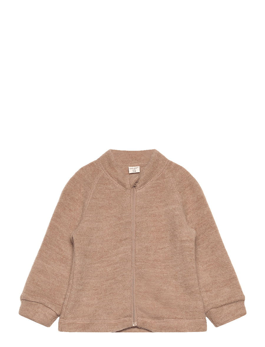 CeLaVi - Jacket w/zipper - Soft Wool - multino audinio striukės - woodsmoke - 0