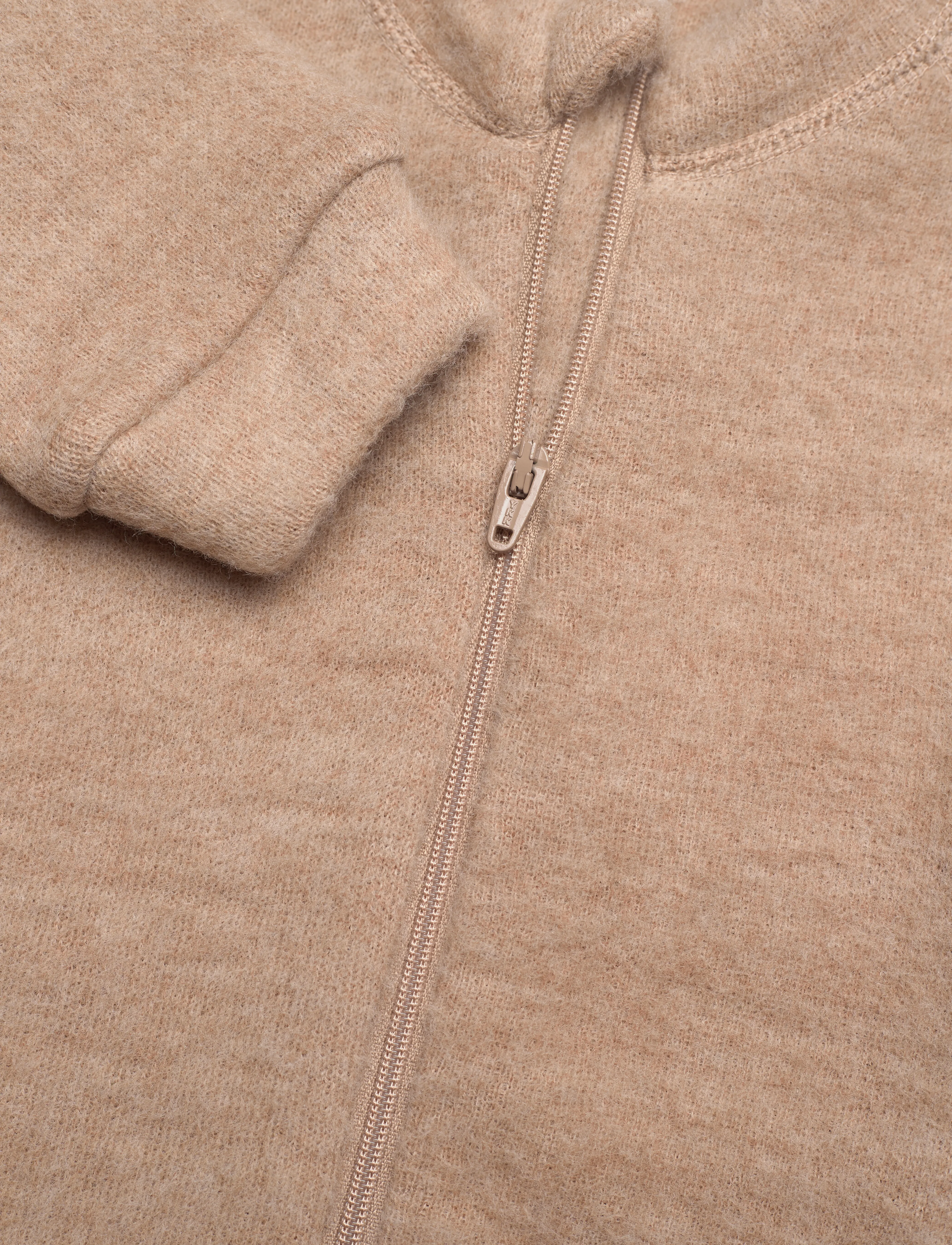 CeLaVi - Jacket w/zipper - Soft Wool - fliis - woodsmoke - 2