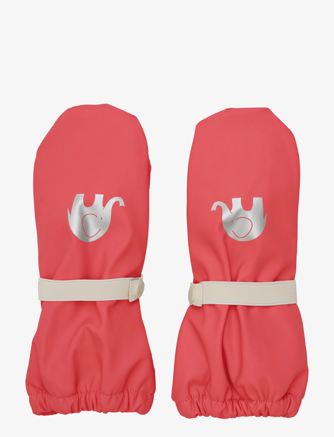 CeLaVi Padded Pu-Mittens, 2-4Y, Gloves & Mittens, Rot - Rain Gloves, Kinder
