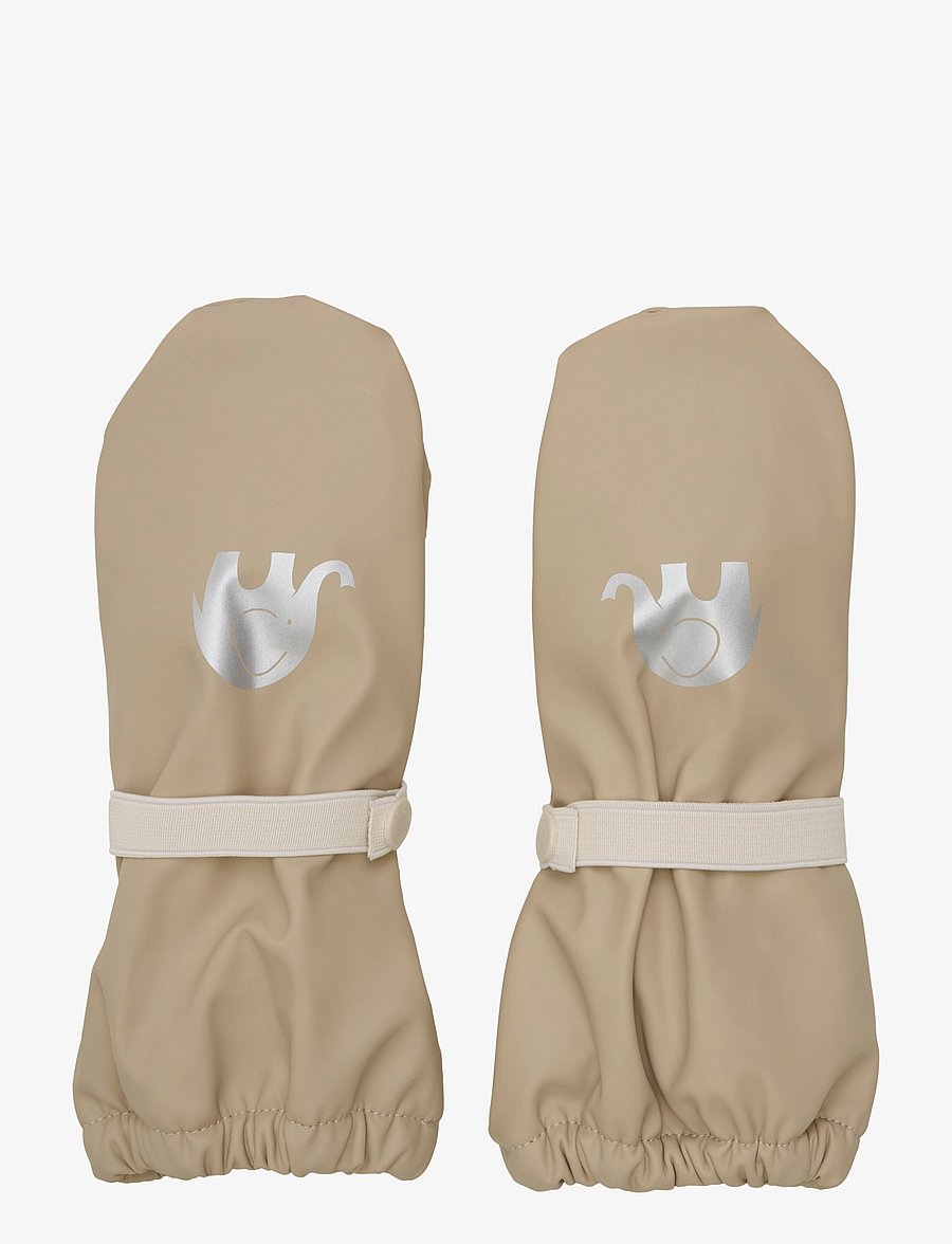 CeLaVi - Padded PU-mittens - vihmakindad - white pepper - 0