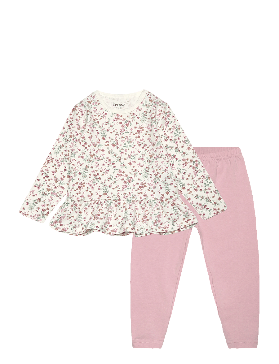 CeLaVi - Pyjamas w. AOP - rinkiniai - burnished lilac - 0