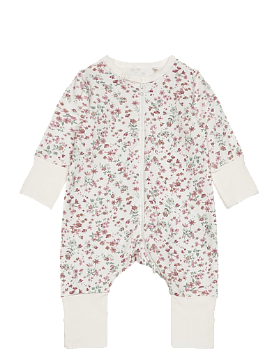 CeLaVi Nightsuit w. AOP - Kleidung - BURNISHED LILAC / cream