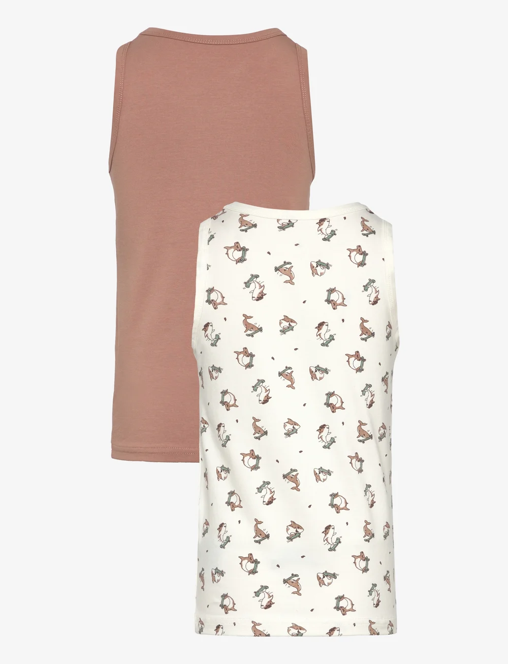 CeLaVi - Undershirt 2-pack - Ærmeløs undertrøje - beaver fur - 1