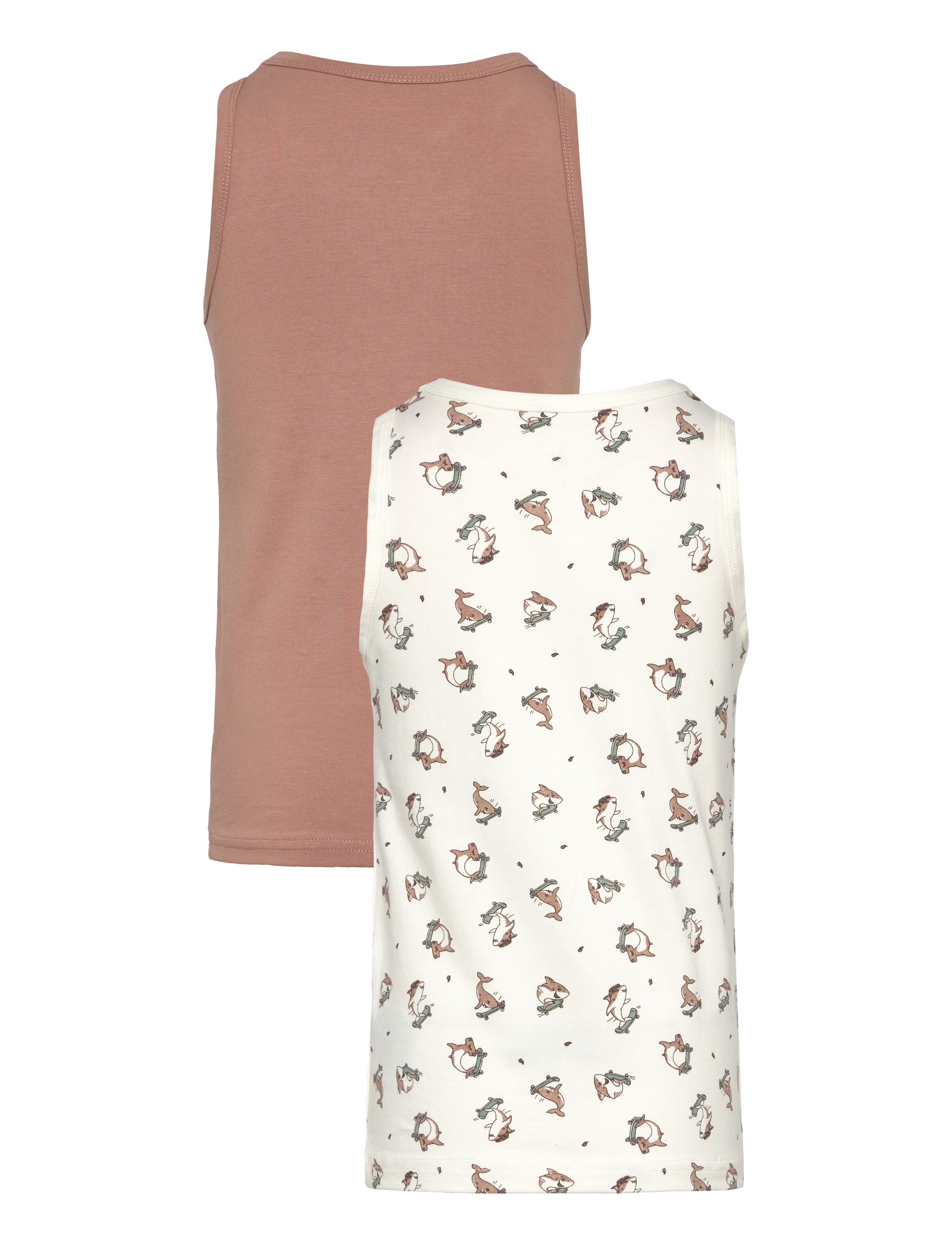 CeLaVi - Undershirt 2-pack - tank top - beaver fur - 1