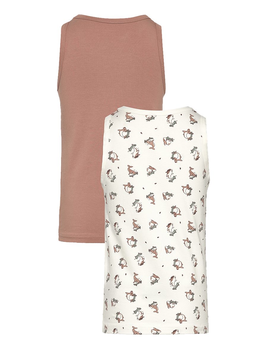 CeLaVi - Undershirt 2-pack - tank top - beaver fur - 1