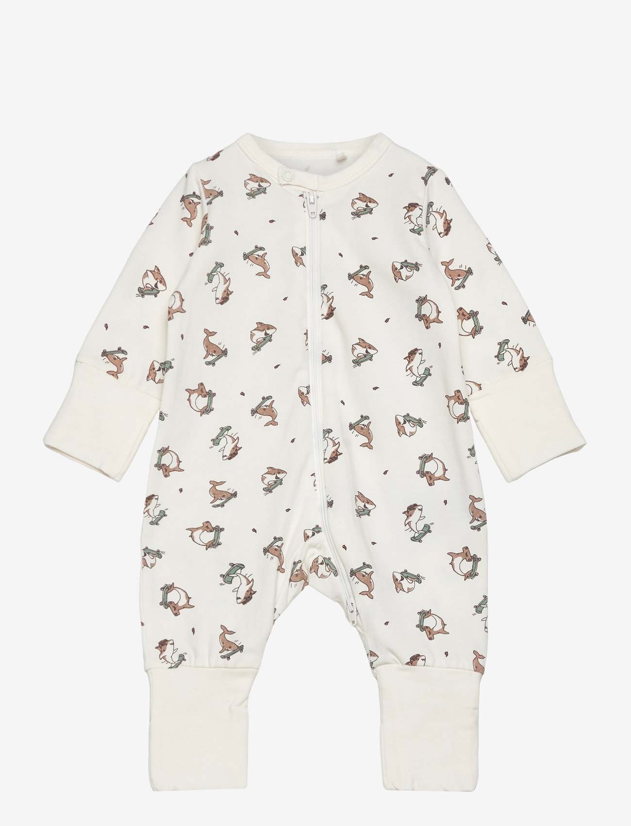 CeLaVi - Nightsuit w. AOP - schlafoveralls - beaver fur - 0