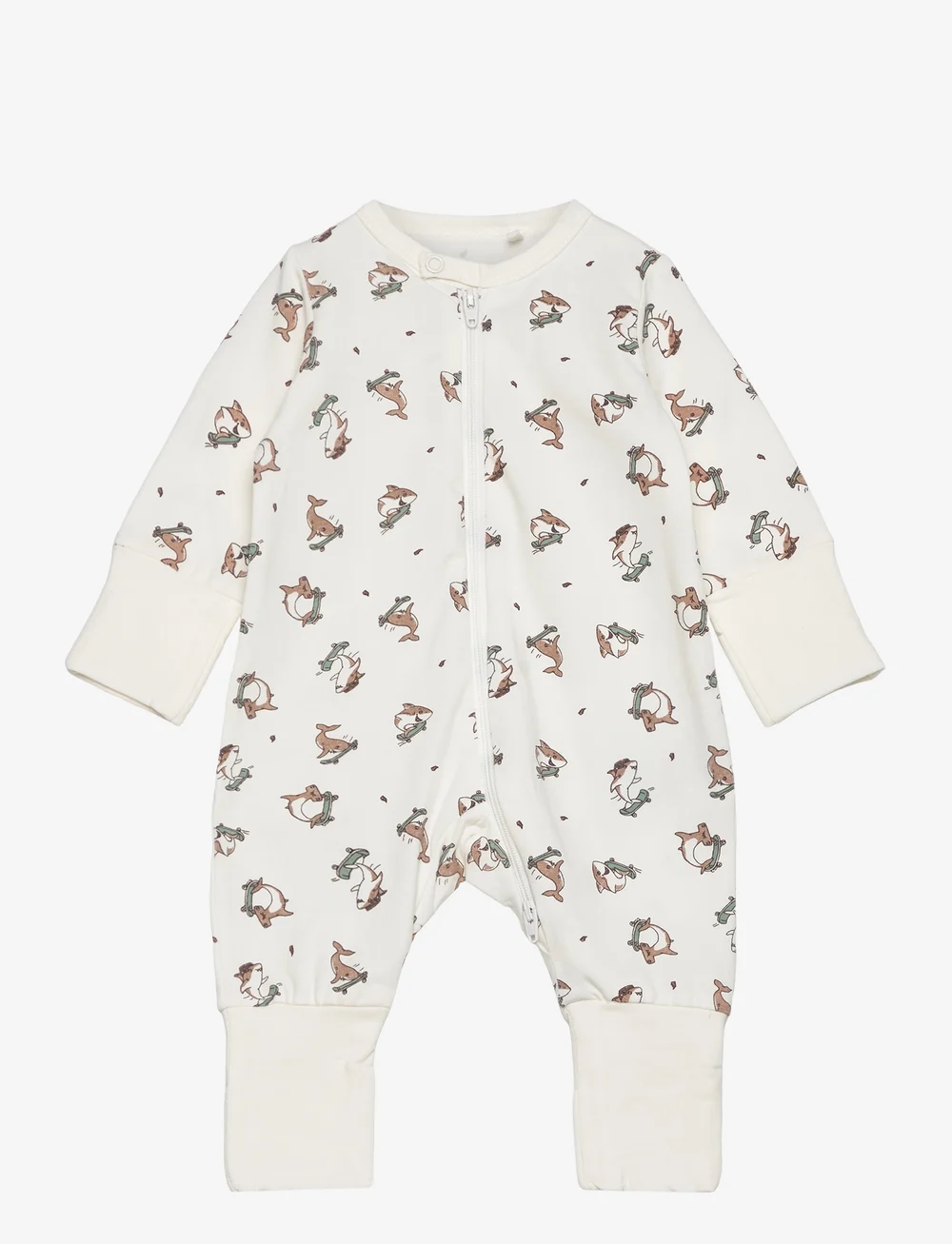 CeLaVi - Nightsuit w. AOP - schlafoveralls - beaver fur - 0
