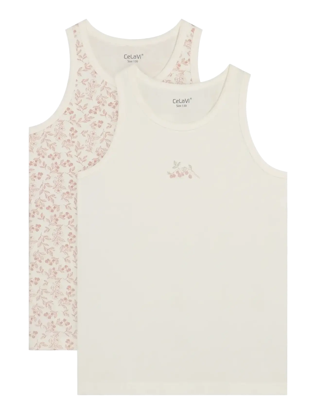 CeLaVi Undershirt 2-pack - Last chance - SNOW WHITE / cream