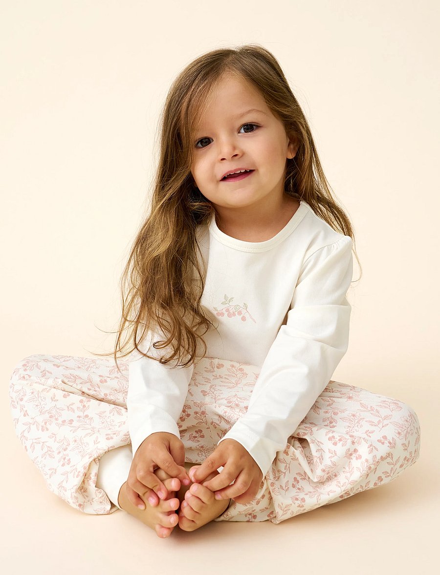 CeLaVi - Pyjamas w. AOP - pyjamasset - snow white - 0