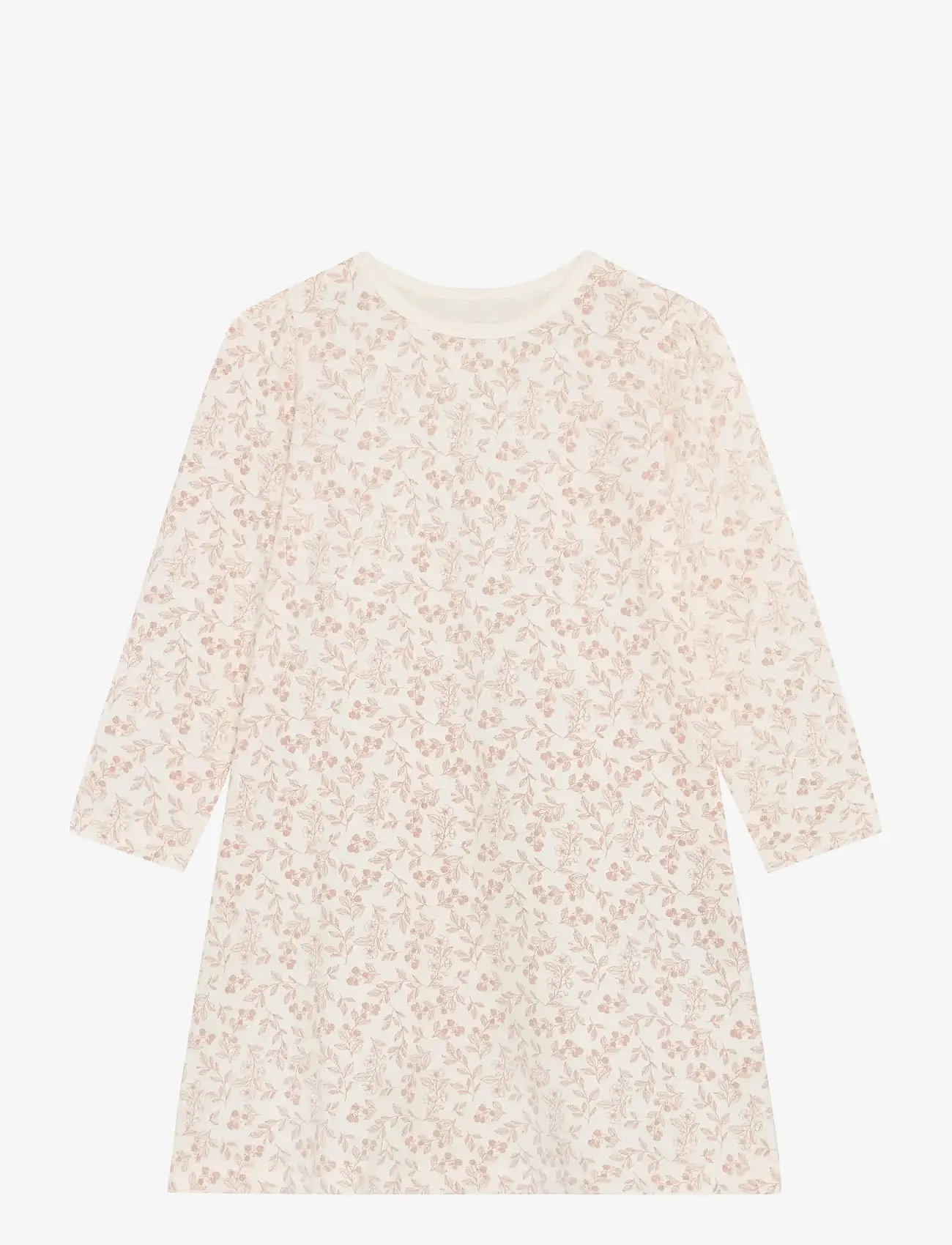 CeLaVi - Nightdress w. AOP - nattlinnen - snow white - 0