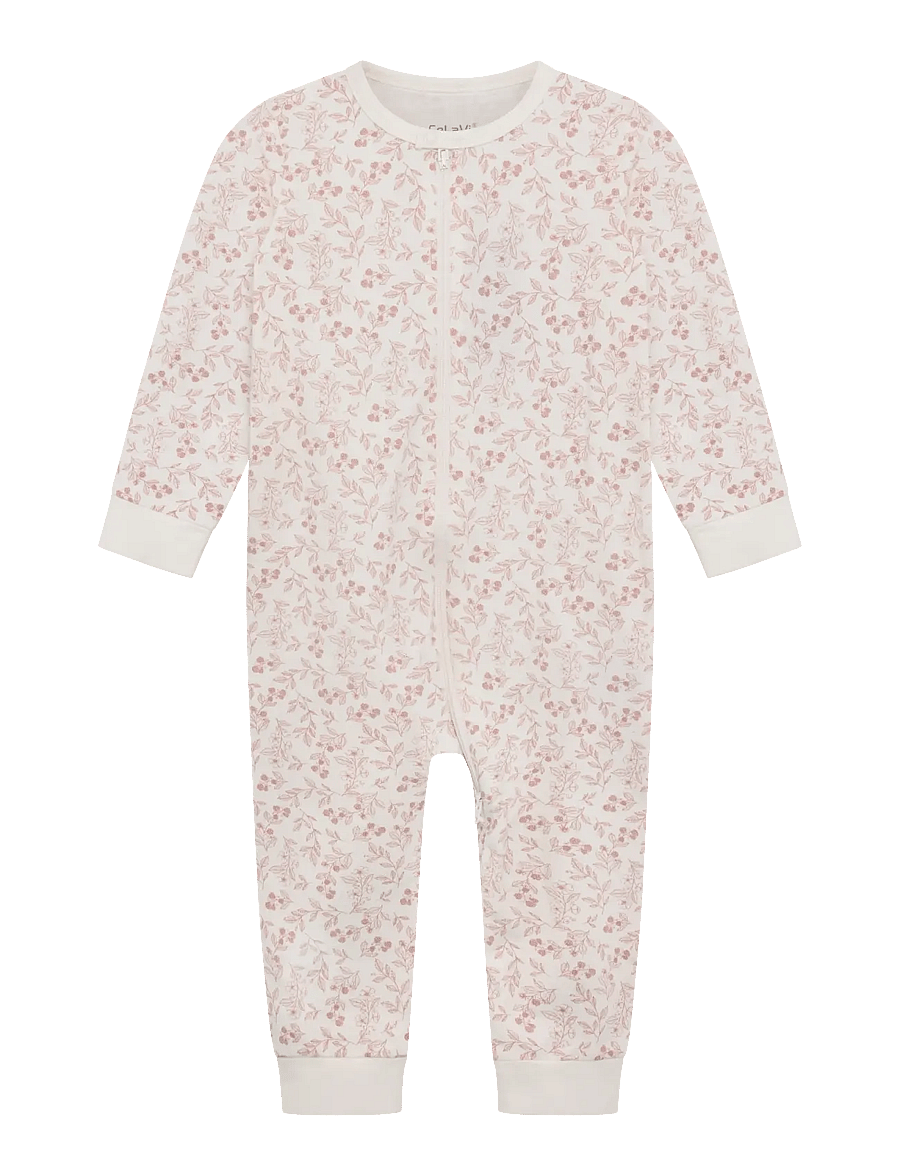 CeLaVi - Nightsuit w. AOP - schlafoveralls - snow white - 1