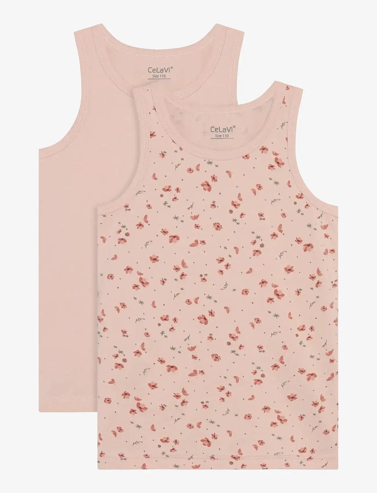 CeLaVi - Undershirt 2-pack - höstkläder - sepia rose - 0