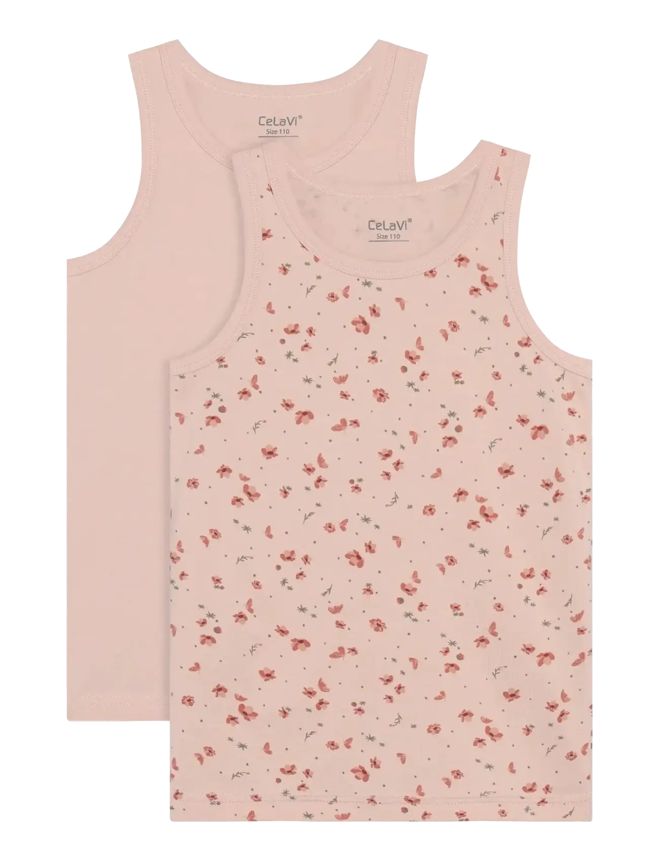 CeLaVi Undershirt 2-pack - Toppar - SEPIA ROSE / pink/rose