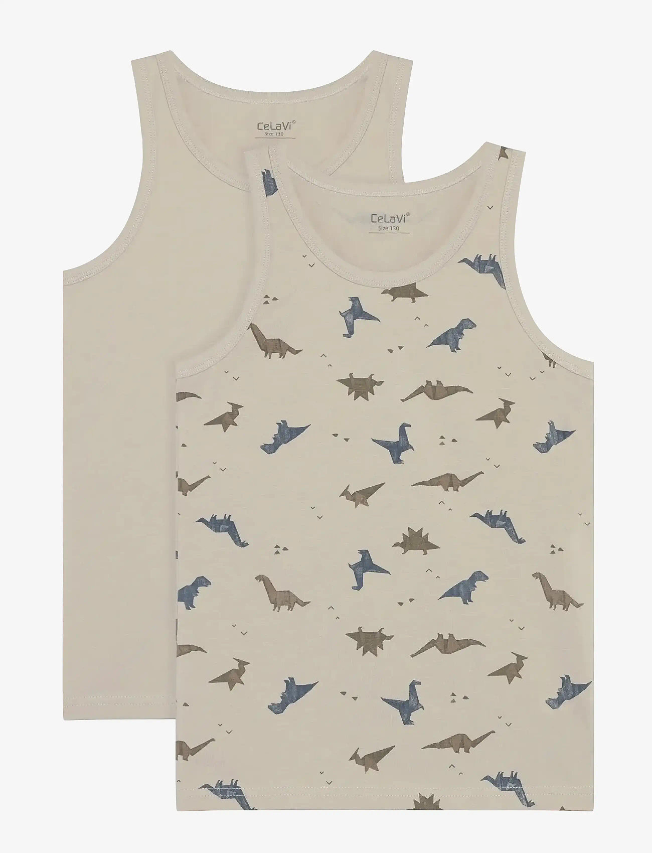 CeLaVi - Undershirt 2-pack - Ärmellose - silver lining - 0