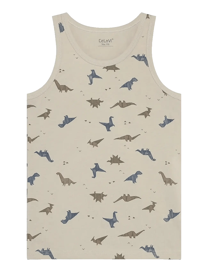 CeLaVi - Undershirt 2-pack - linnen - silver lining - 2