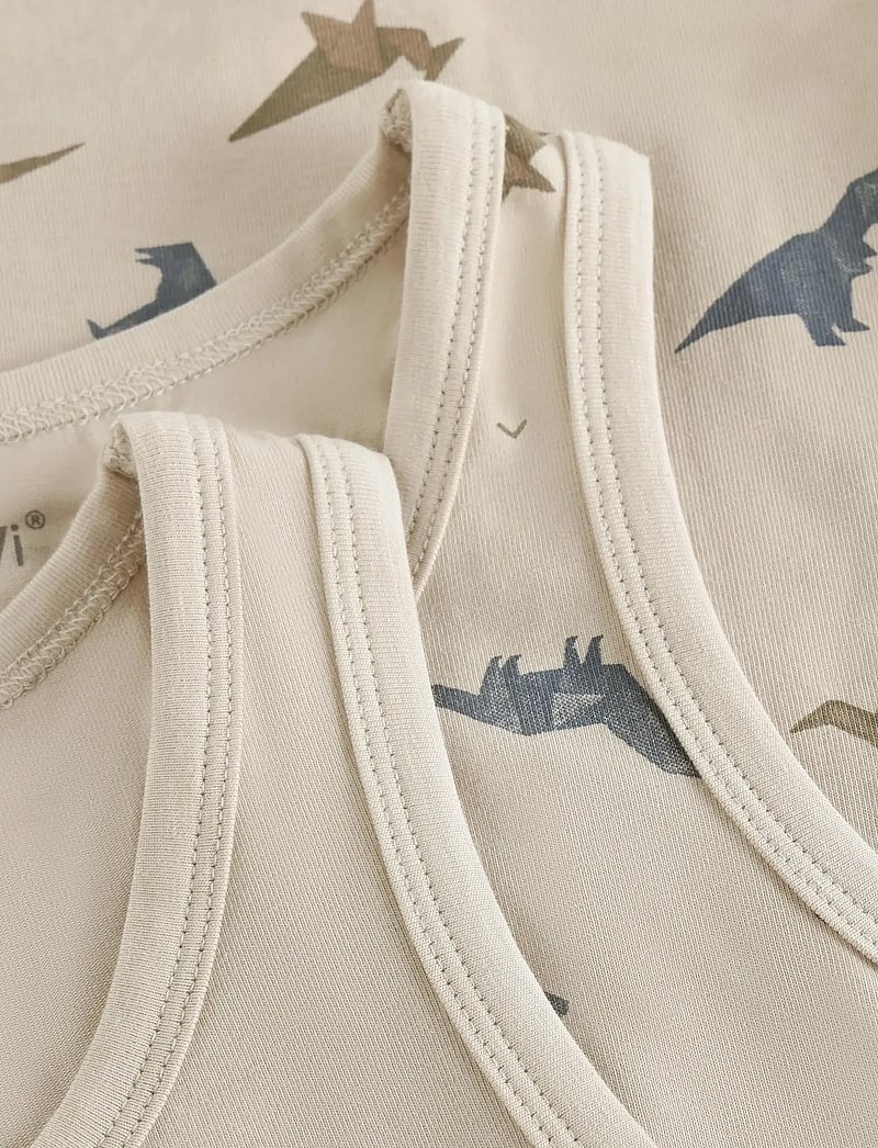 CeLaVi - Undershirt 2-pack - linnen - silver lining - 4