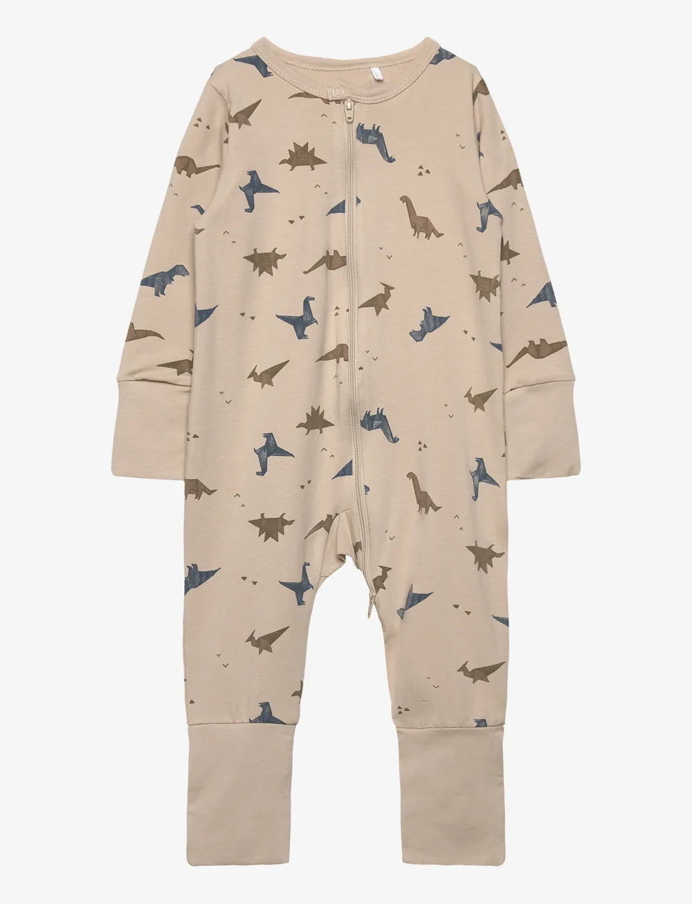 CeLaVi - Nightsuit w. AOP - sleeping overalls - silver lining - 0