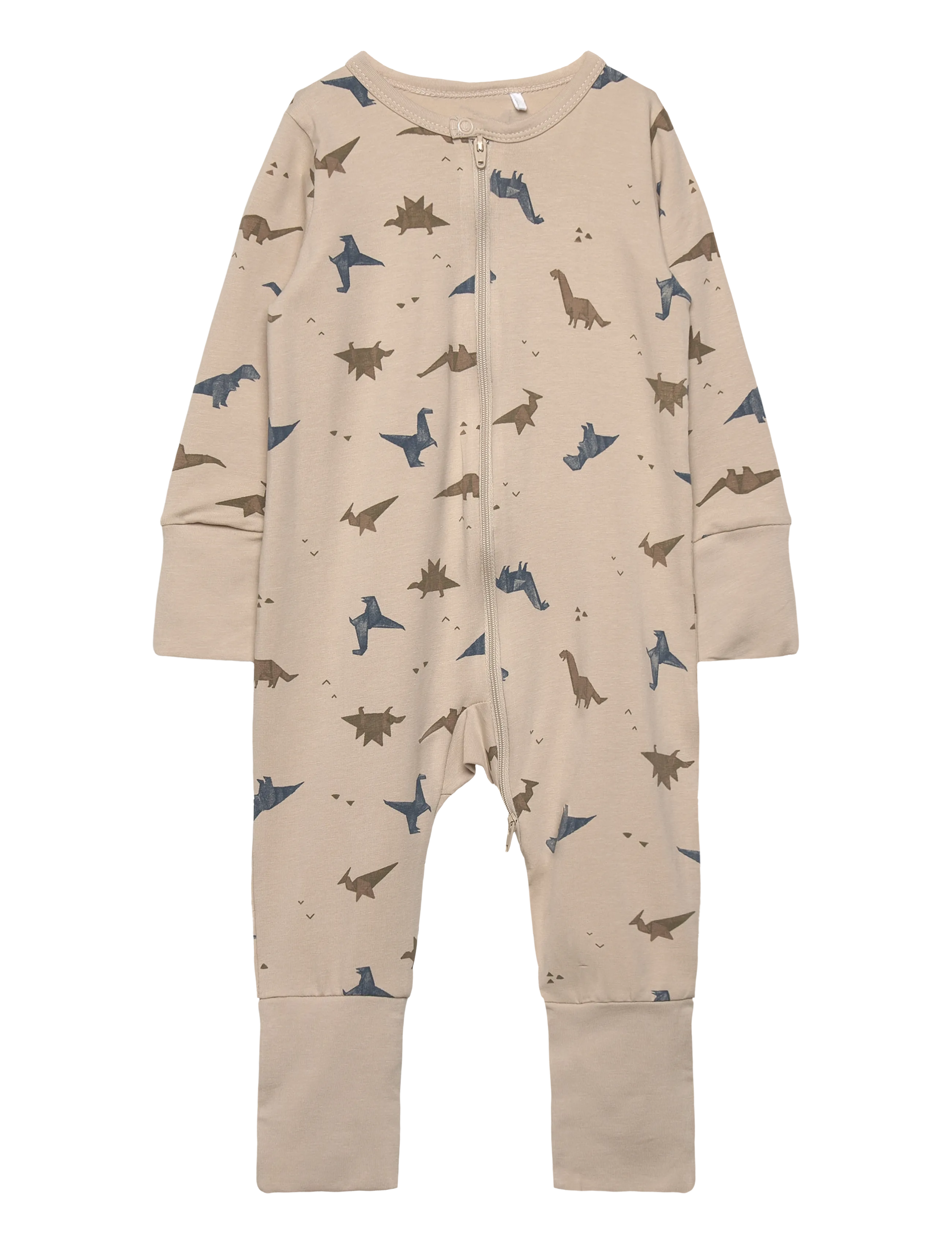 CeLaVi Nightsuit w. AOP - App deal - SILVER LINING / beige