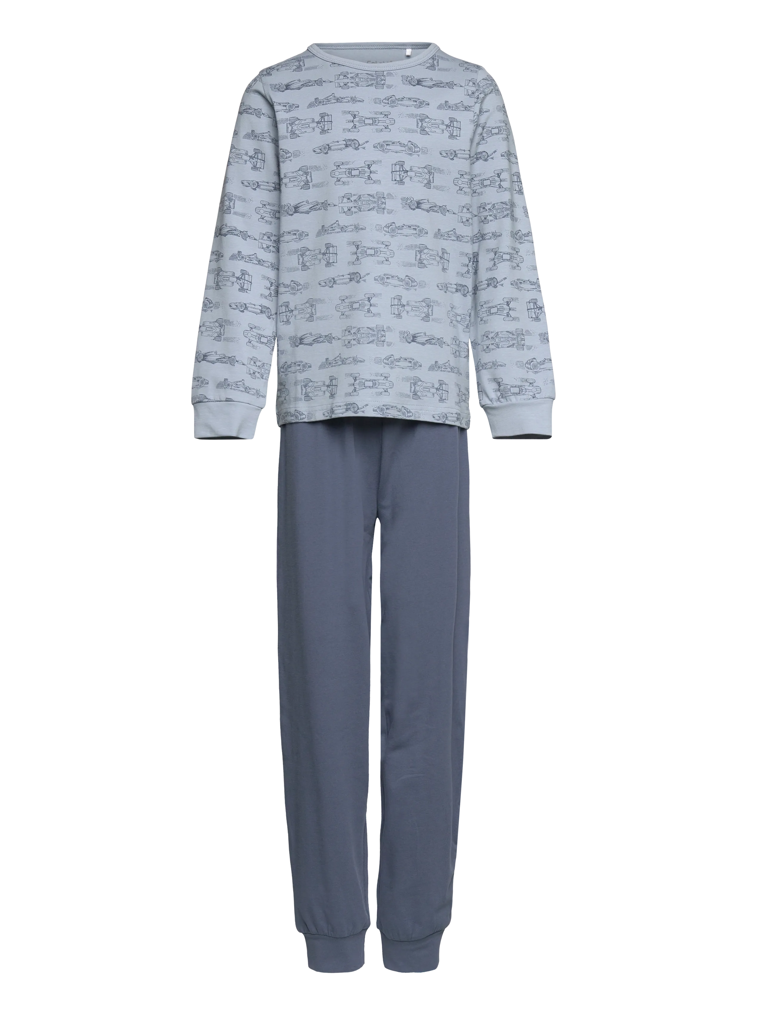 CeLaVi Pyjama Set Ls, 110, Grey, Pyjamas > Pyjamas-Sæt, Børn