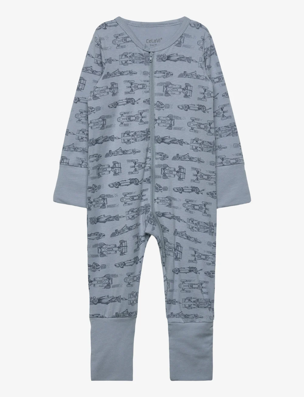 CeLaVi - Nightsuit w. AOP - schlafoveralls - ashley blue - 1