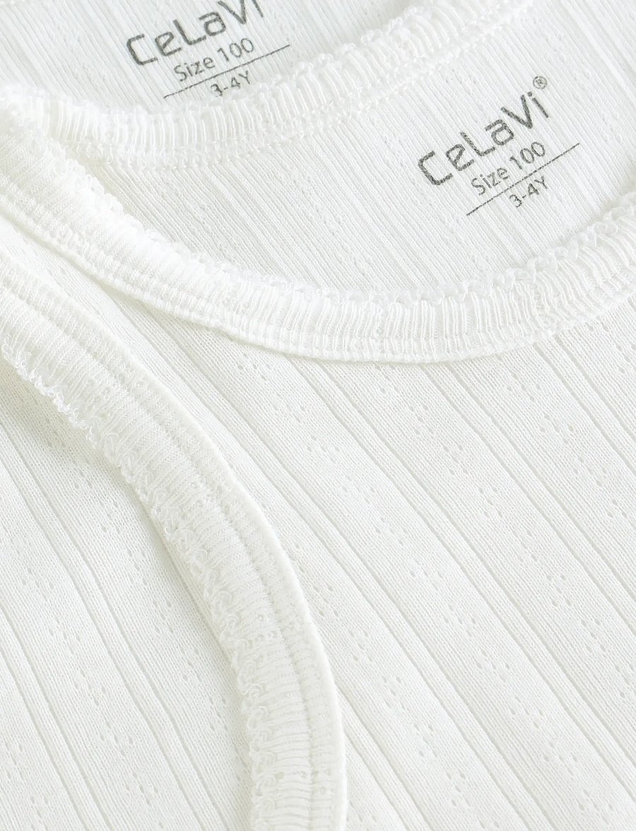 CeLaVi - Undershirt 2-pack - toppar - marshmallow white - 4