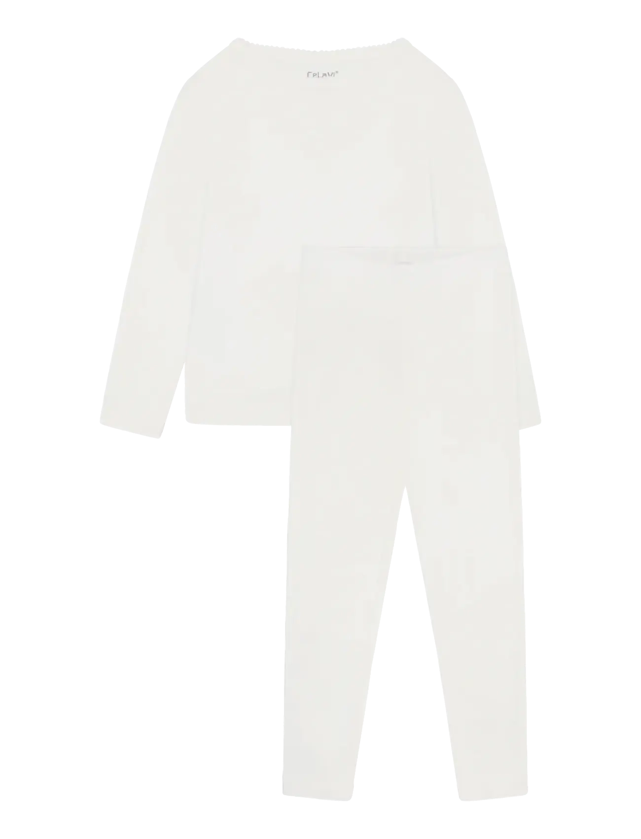CELAVI Pyjama Set Ls Weiß - 80 - Kinder