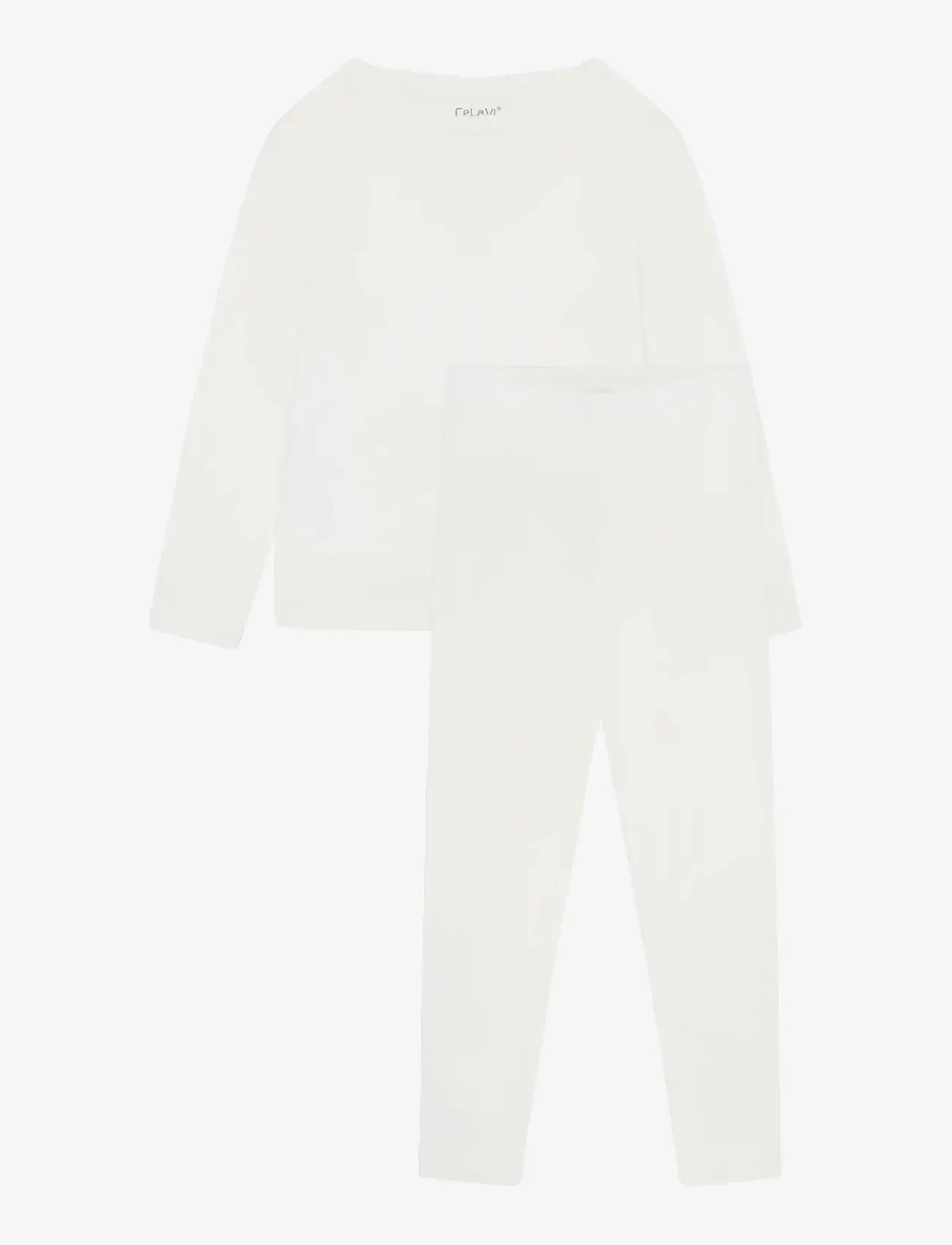 CeLaVi - Pyjama set LS - sets - marshmallow white - 0