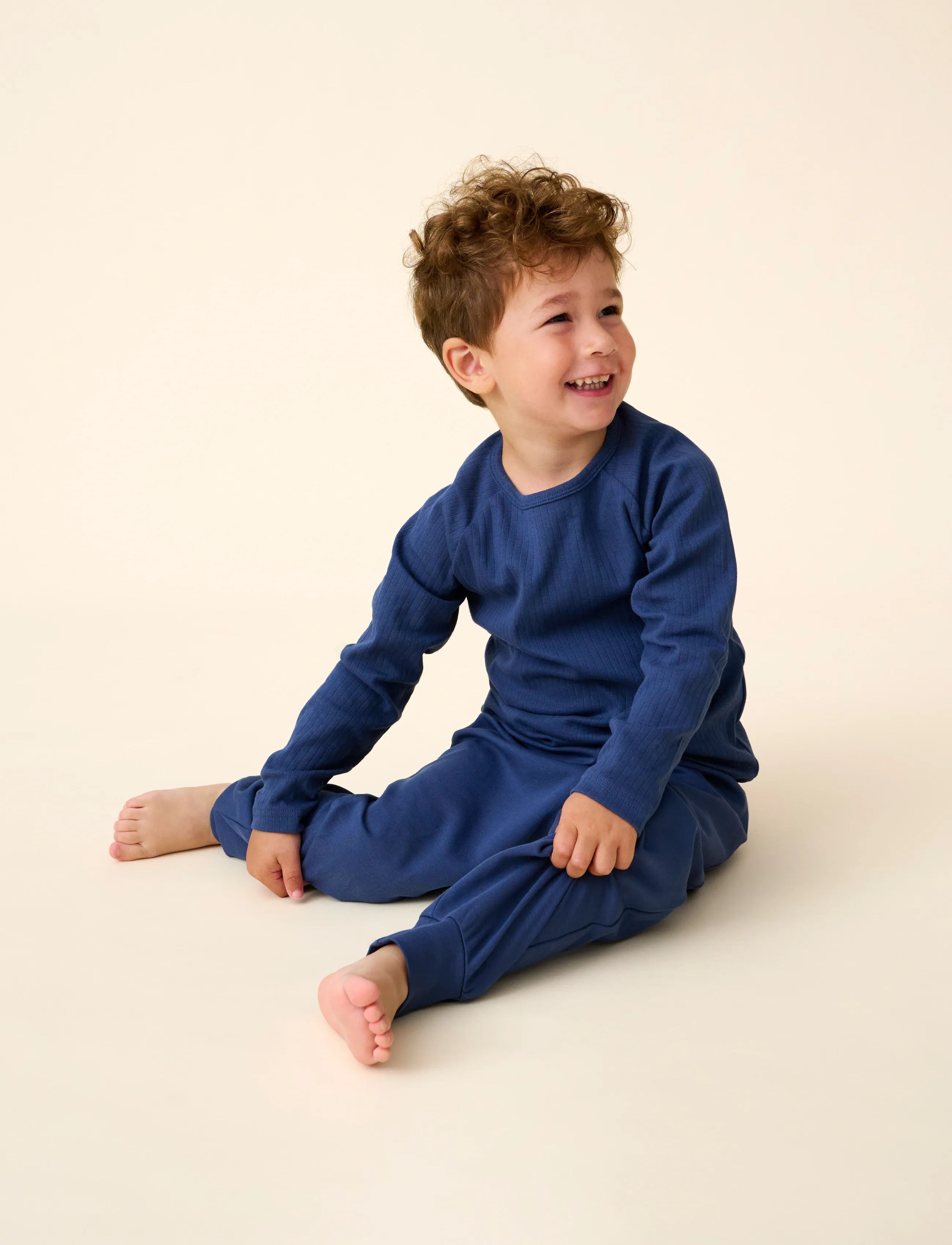 CeLaVi Pyjama Set Ls, 110, Navy, Pyjamas > Pyjamas-Sæt, Børn