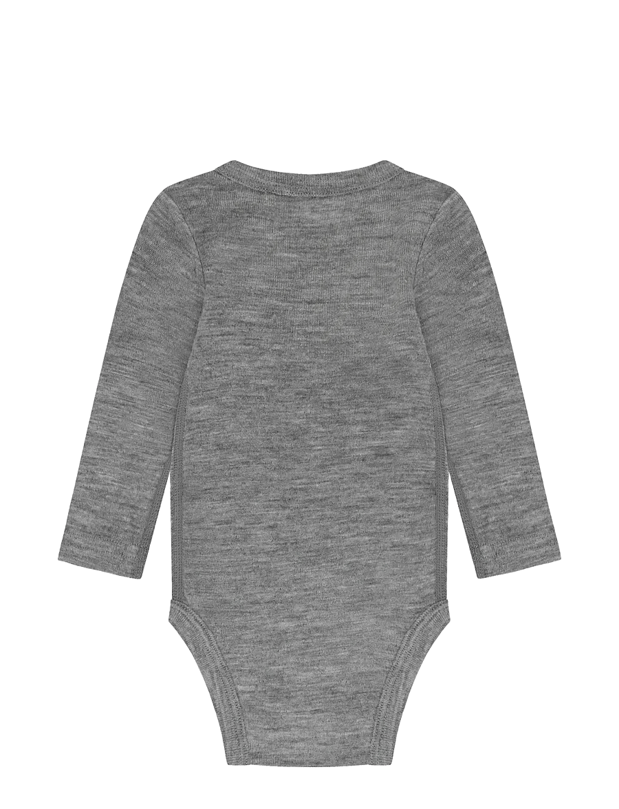 CeLaVi - Body LS - uldundertøj baby - quiet shade - 1