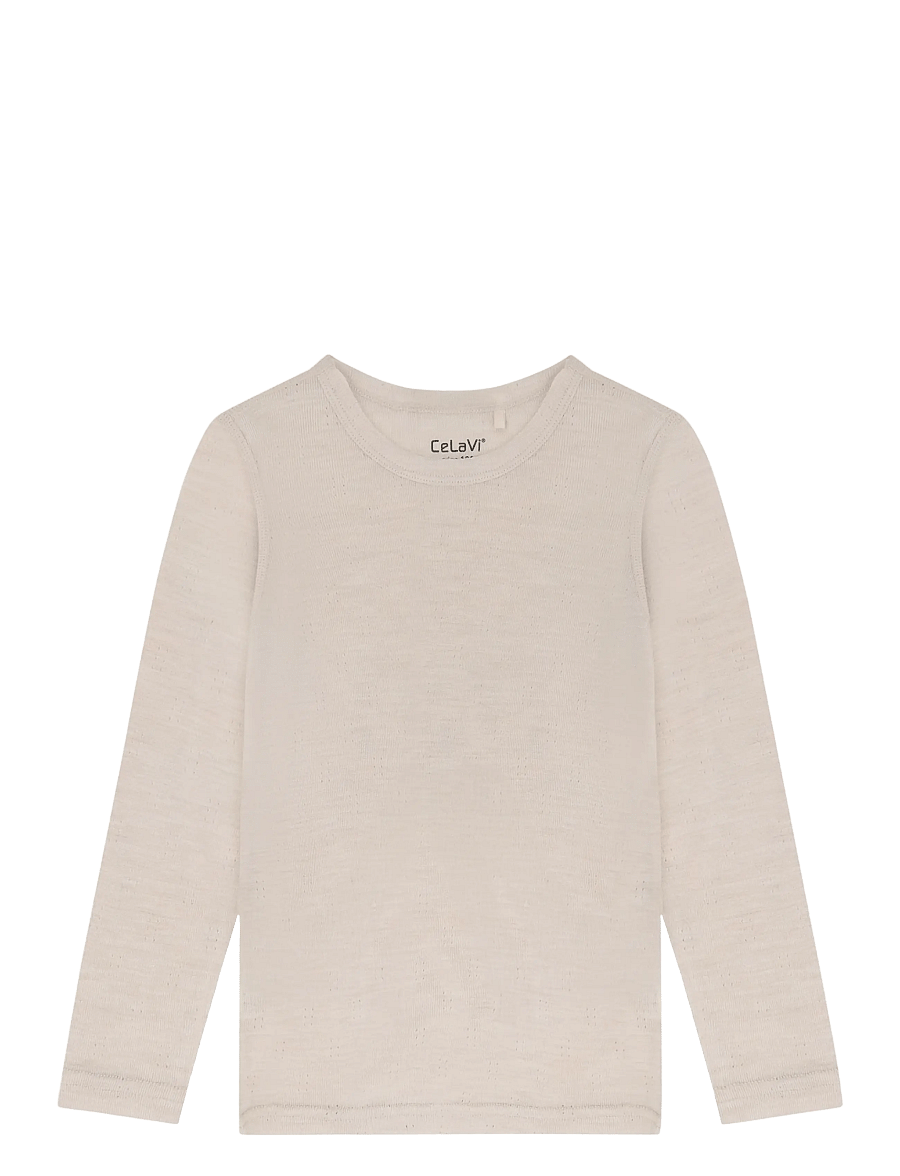 CeLaVi - Blouse LS - base layer baby - french oak - 0