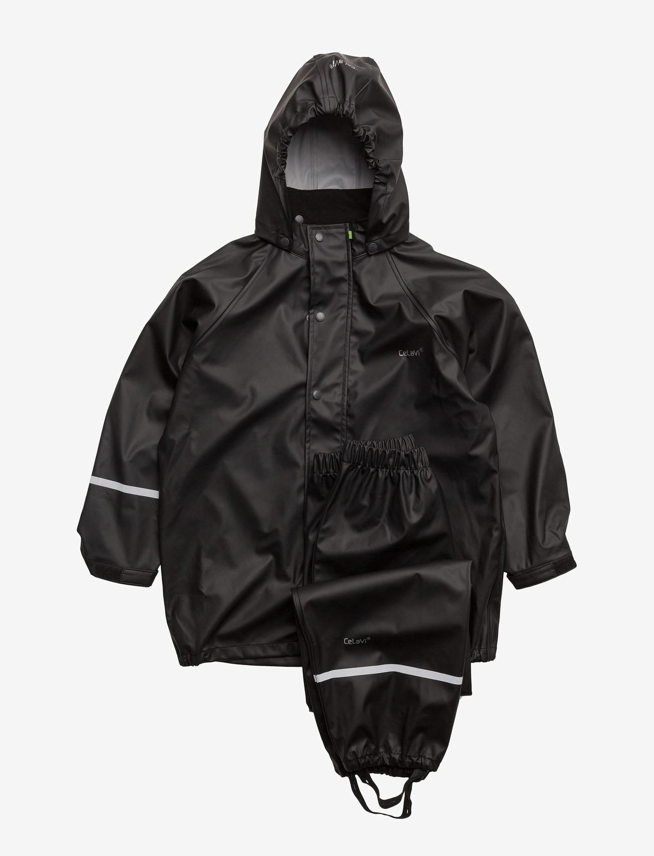 CeLaVi - Basic rainsuit, PU - jacken & mäntel - black style 1145 - 0