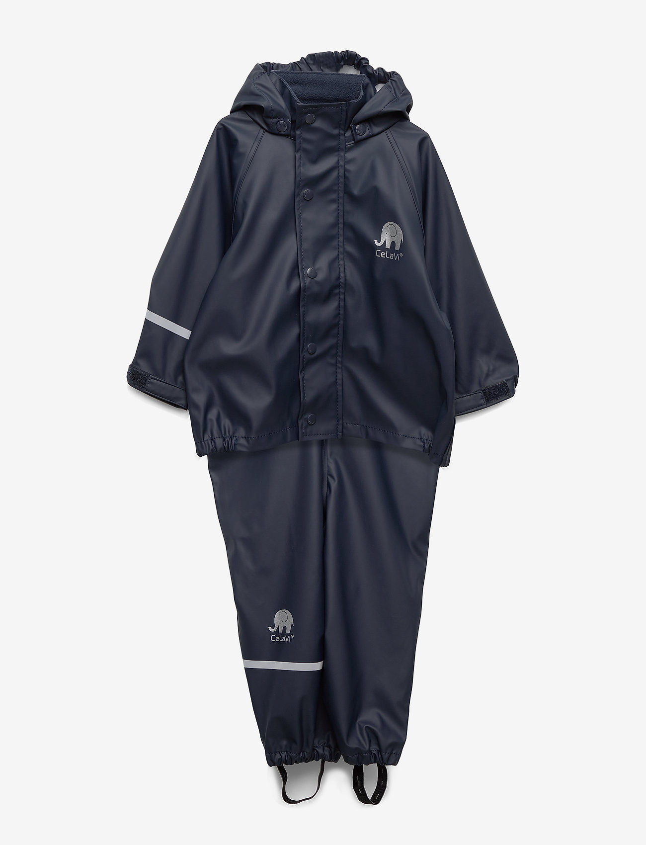 CeLaVi - Basic rainsuit, PU - regnsæt - navy style 1145 - 0