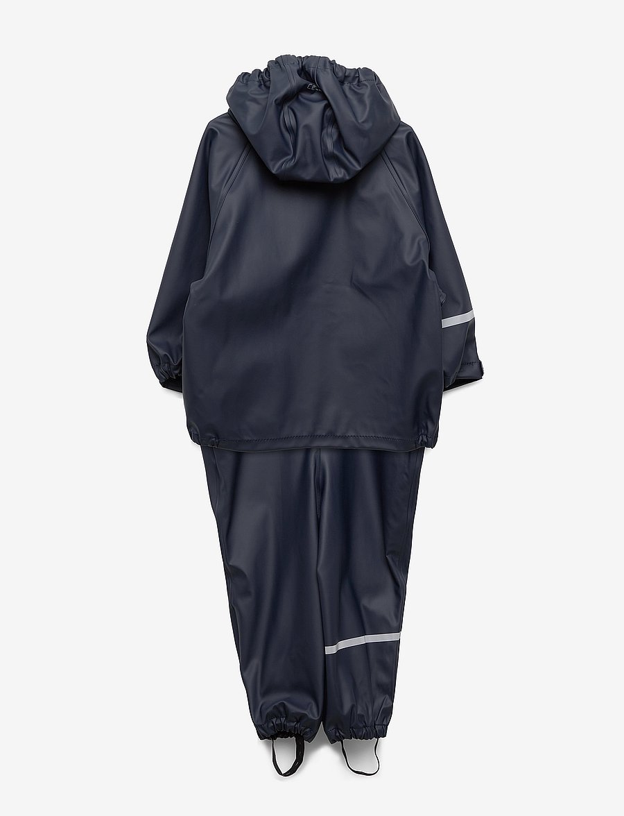 CeLaVi - Basic rainsuit, PU - regensets - navy style 1145 - 1