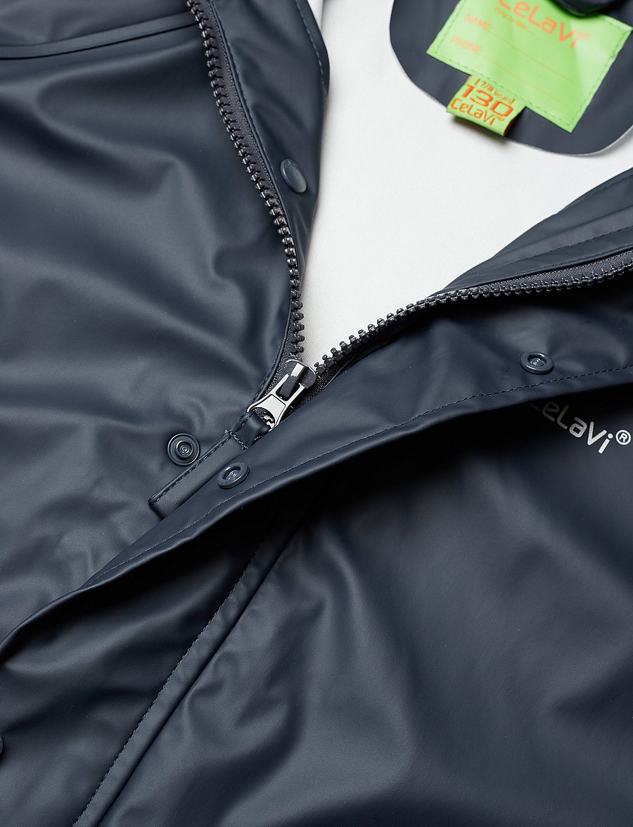 CeLaVi - Basic rainsuit, PU - regensets - navy style 1145 - 4