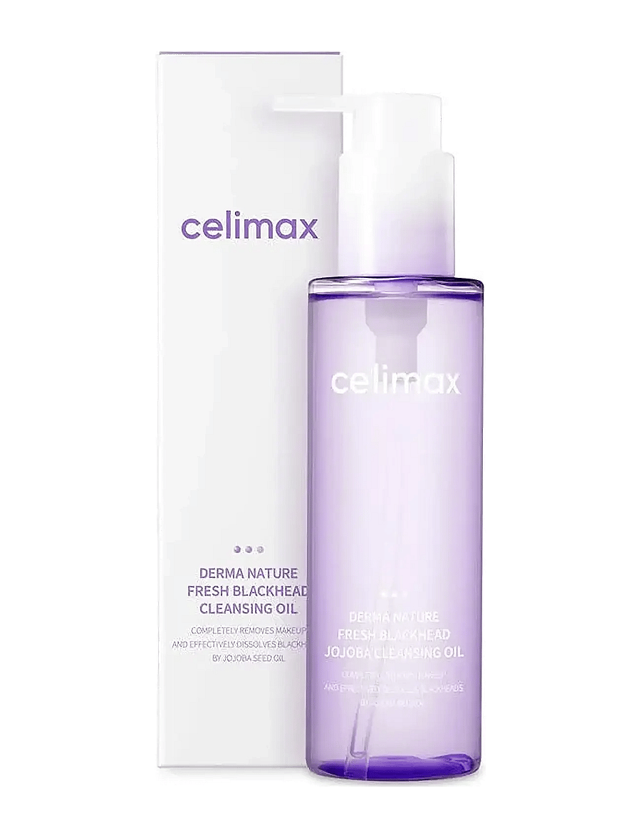 Celimax - Derma Nature Fresh Blackhead Jojoba Cleansing Oil - näopesu - clear - 0
