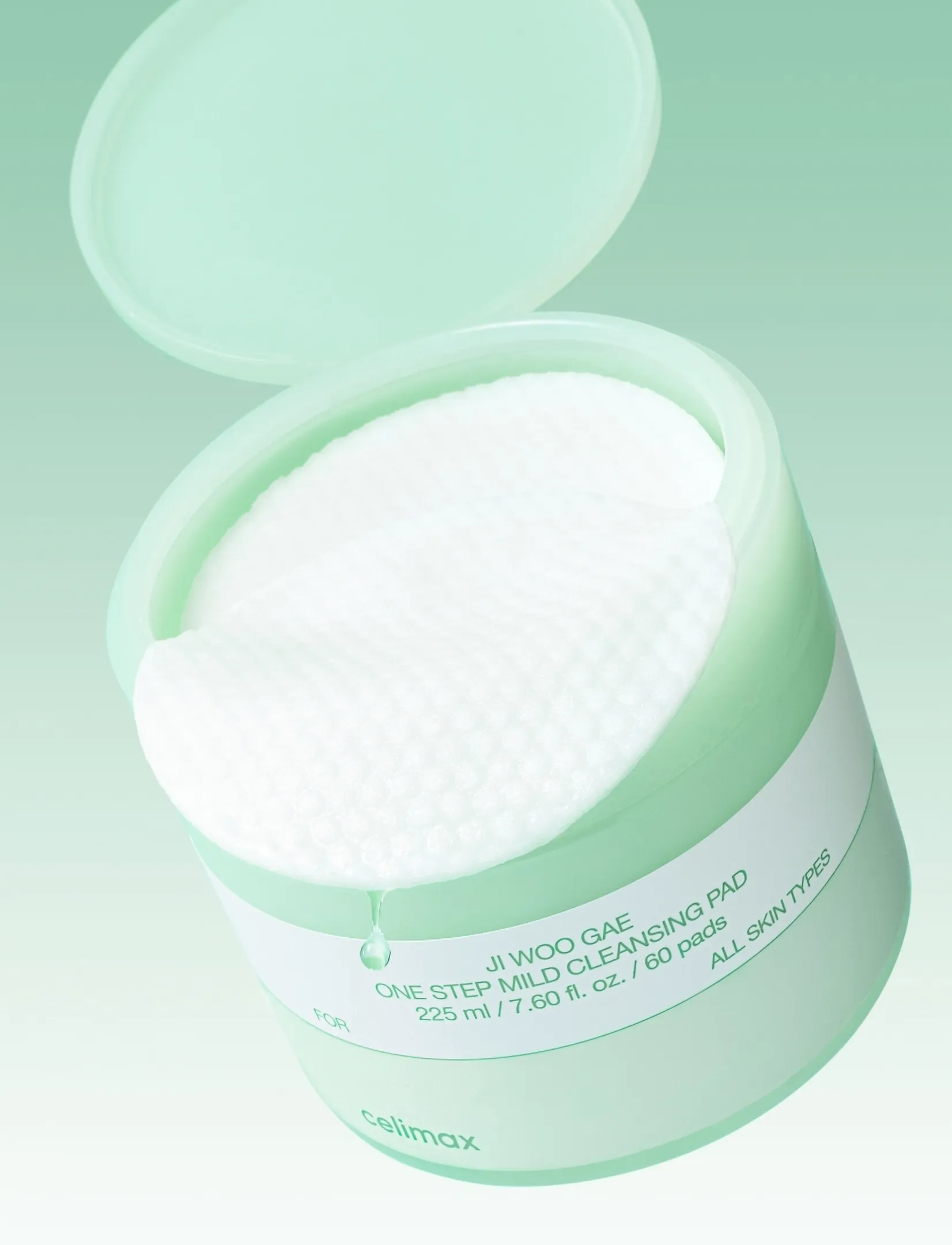 Celimax One Step Mild Cleansing Pad, 60 PCS, Nude, Rengøringsmidler > Ansigtsservietter, Dame