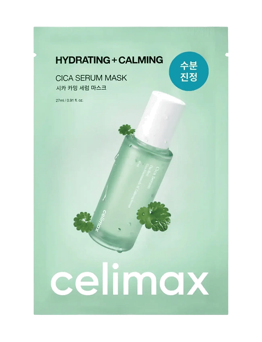 Celimax - The Real Cica Calming Ampoule Mask - lehtmaskid - clear - 0