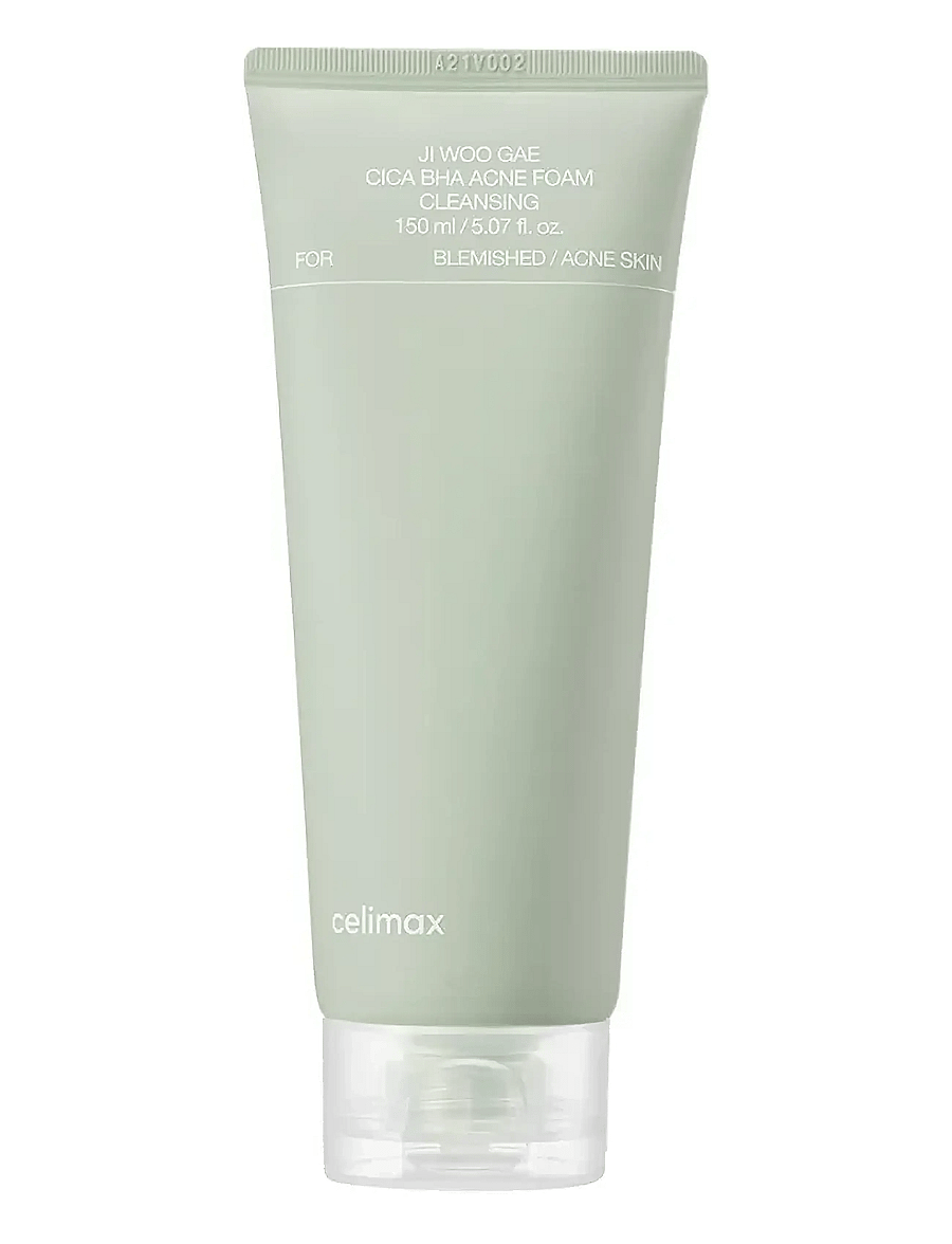 Celimax - Cica BHA Acne Foam Cleansing - puhastusvahud - clear - 0