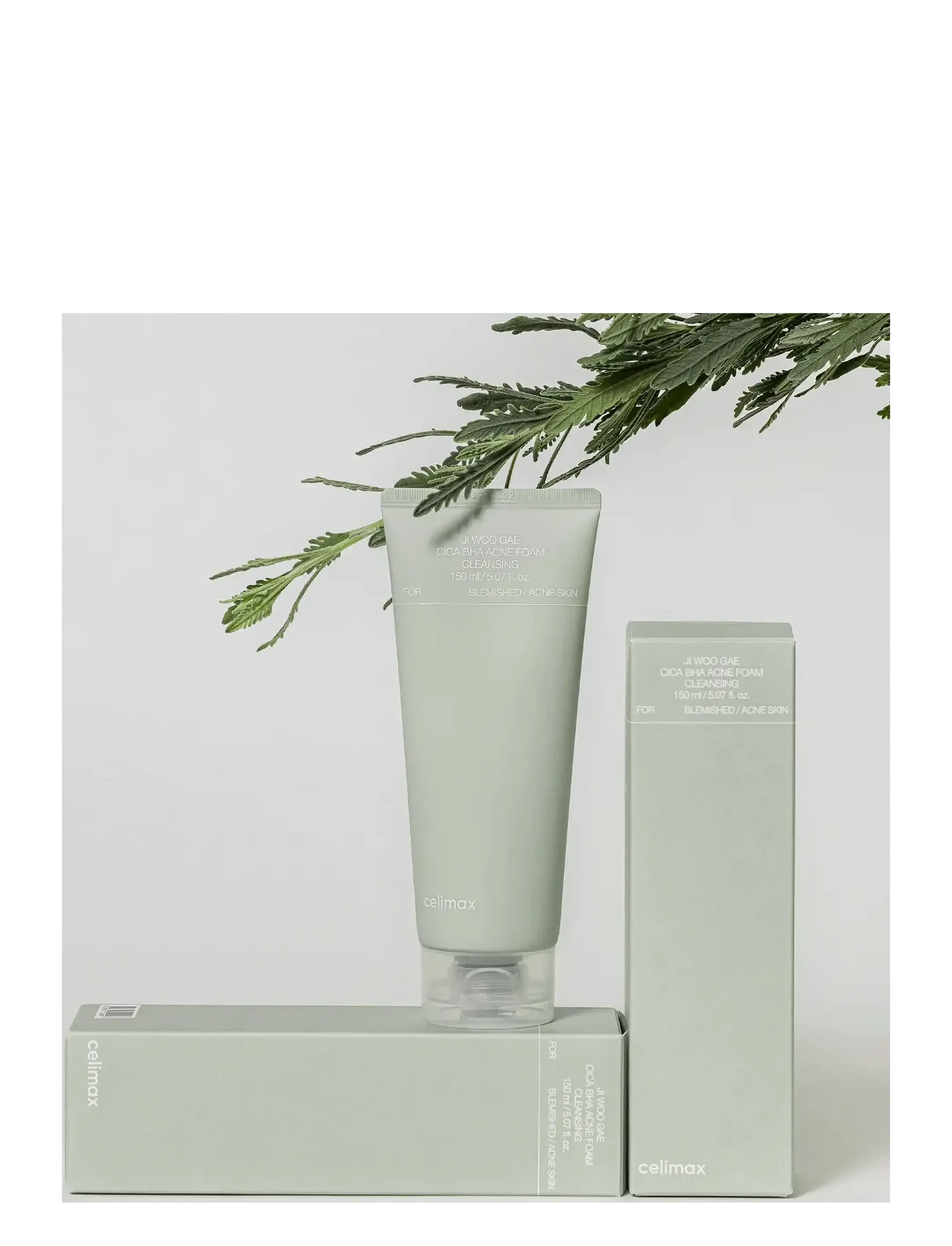 Celimax - Cica BHA Acne Foam Cleansing - ansiktsrengöring - clear - 1