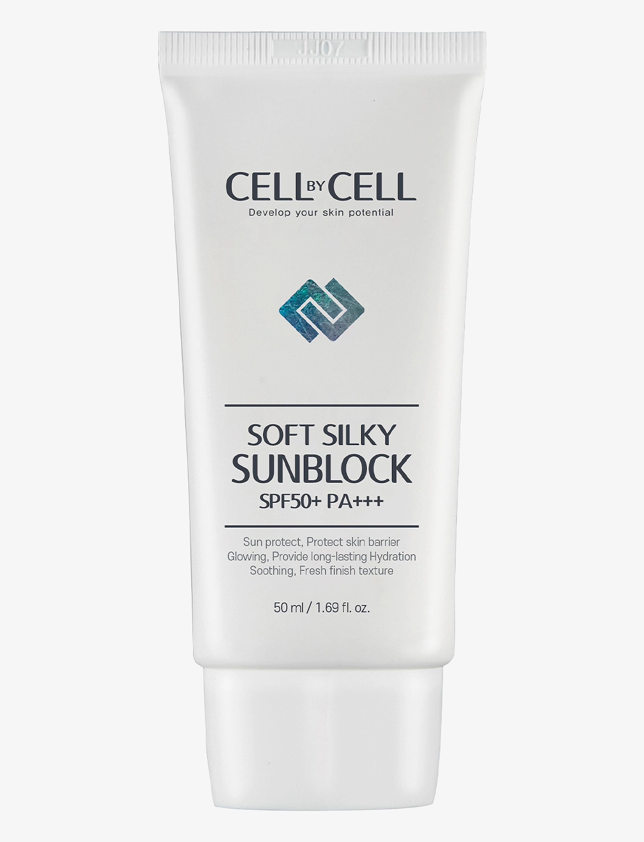 Cell by Cell CellByCell  Soft Silky Sun Block, SPF50 - Sólarvörur - WHITE / white