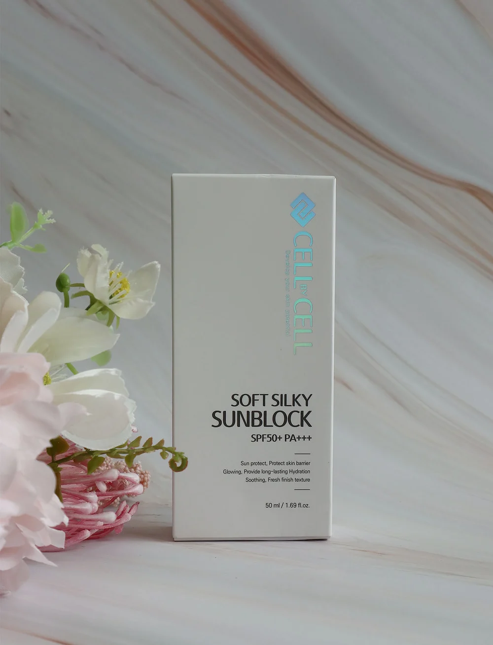 Cell by Cell - CellByCell Soft Silky Sun Block, SPF50 - för kroppen - white - 2