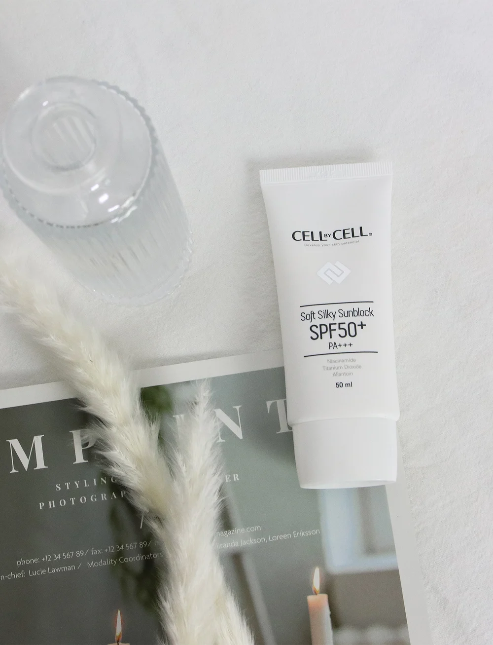 Cell by Cell - CellByCell Soft Silky Sun Block, SPF50 - för kroppen - white - 3