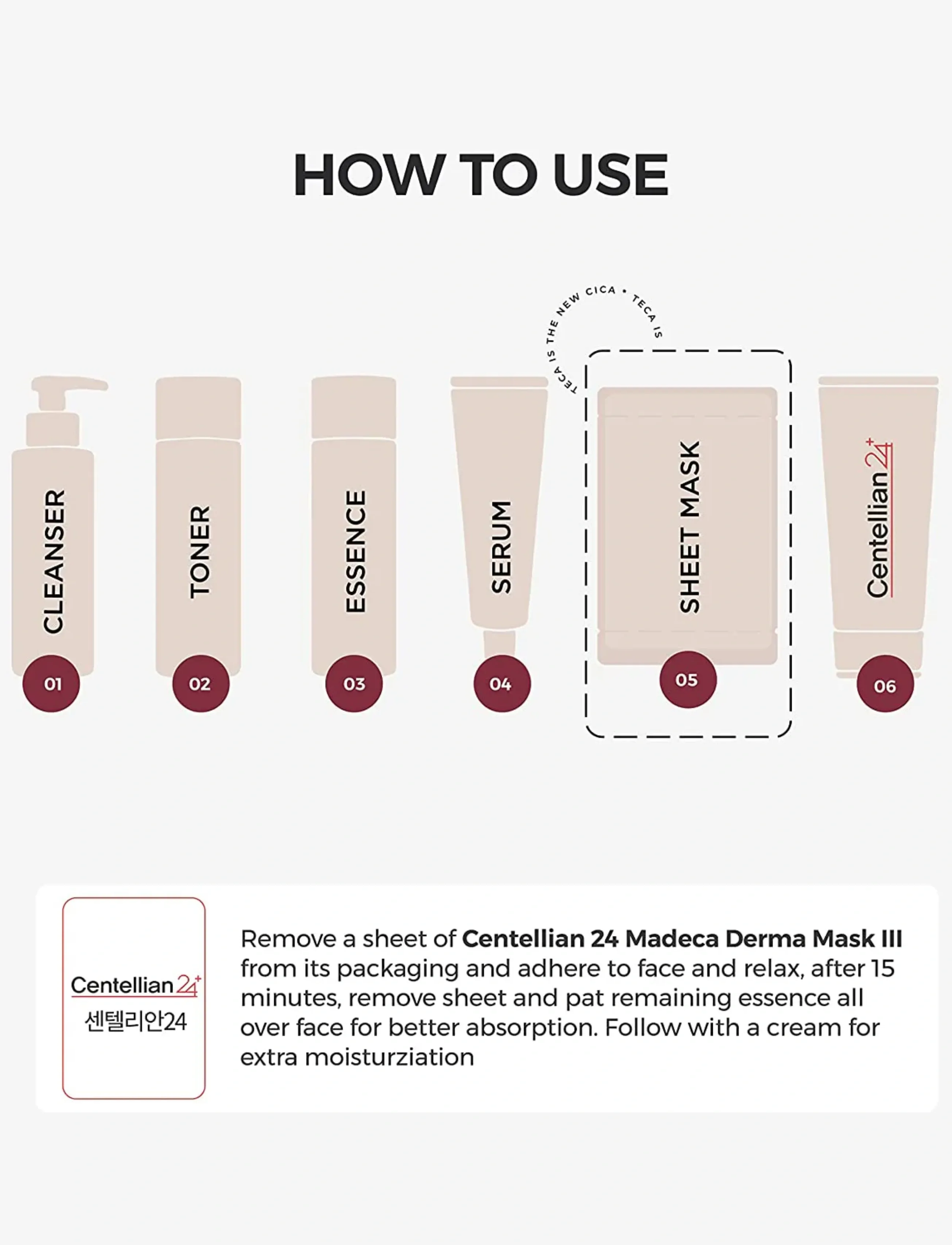 Centellian24 - Madeca Derma Mask III Intensive Formula - sheet masks - clear - 3