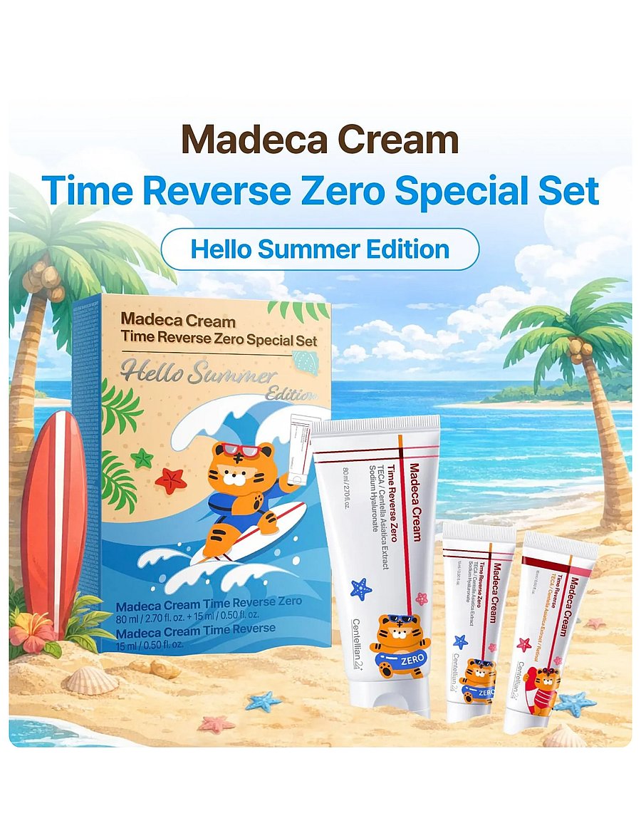 Centellian24 - Madeca Cream Time Reverse Zero Set Hello Summer Edition - giftset - clear - 0