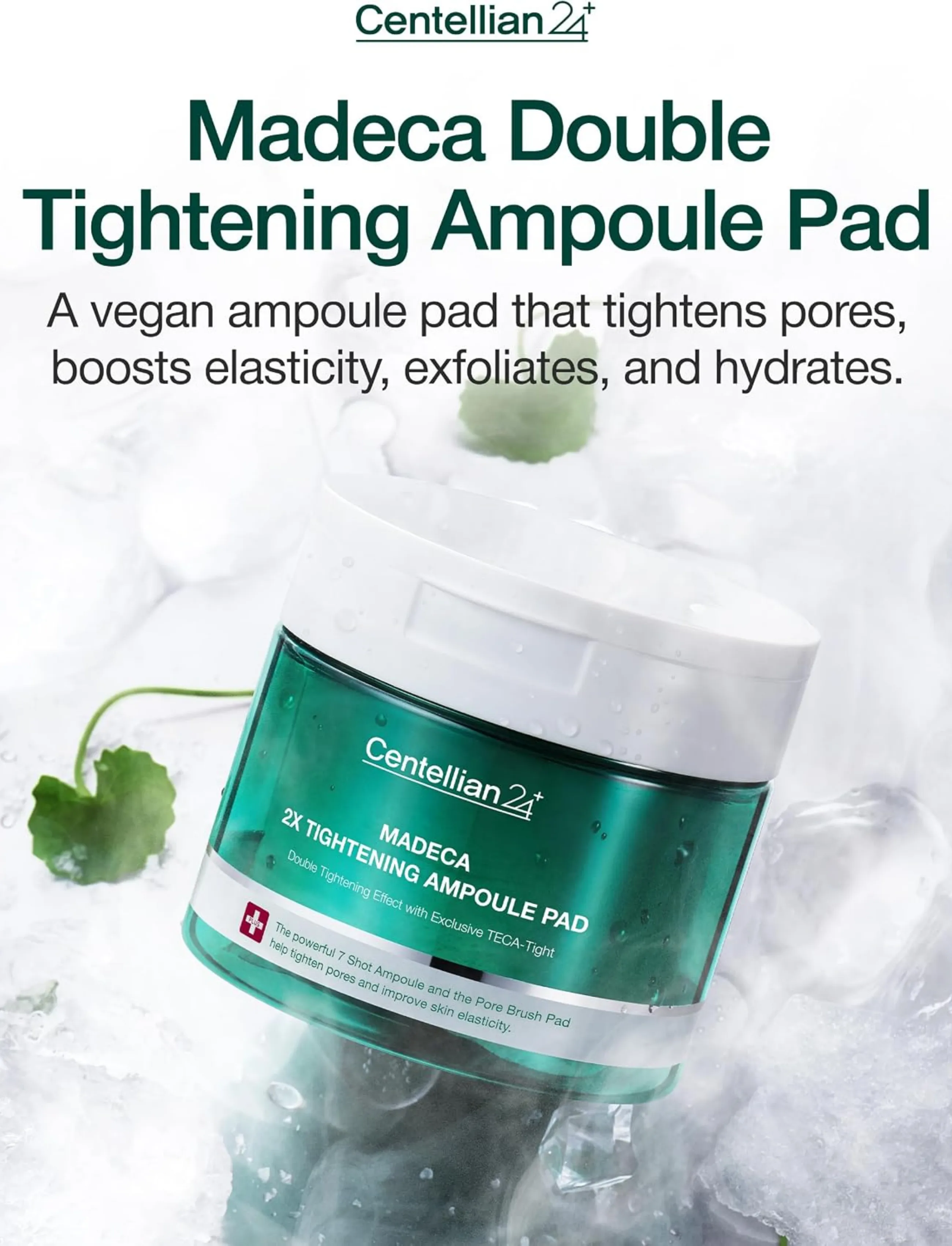 Centellian24 - Madeca Double Tightening Ampoule Pad - toner pads - clear - 0