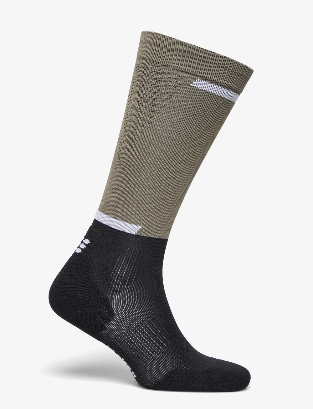 CEP - CEP the run socks, tall, v4, women - tøj - olive/black - 1