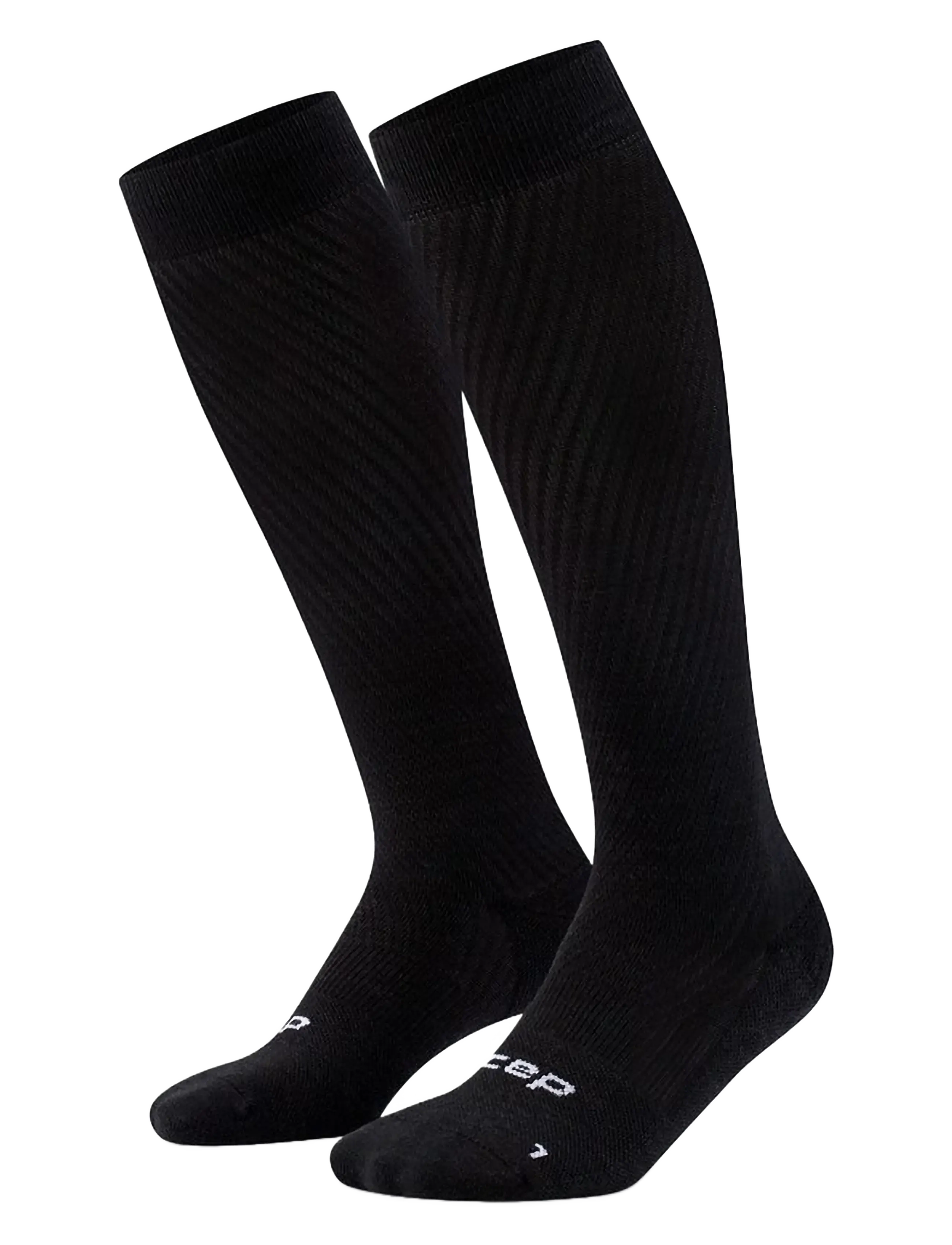 CEP CORE FLIGHT SOCKS, TALL, 2.0 - Riided - BLACK / black