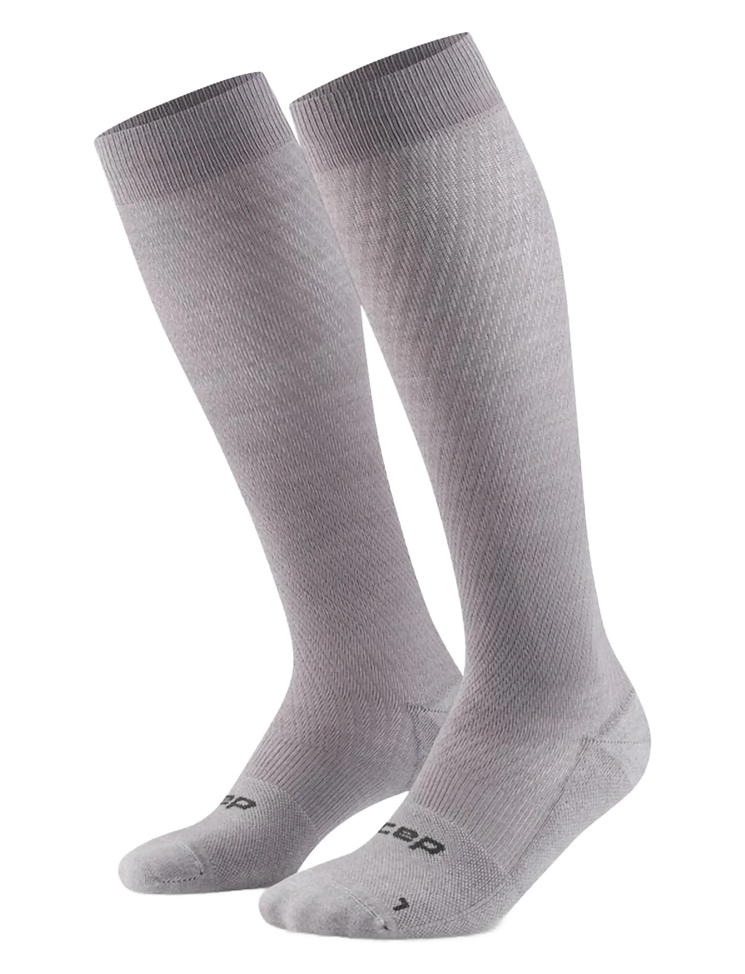 CEP CORE FLIGHT SOCKS, TALL, 2.0 - Riided - LIGHT GREY / grey